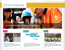 Tablet Screenshot of inclusiveinnovationhub.com